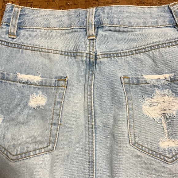 Blue notes denim jean skirt - Picture 6 of 8